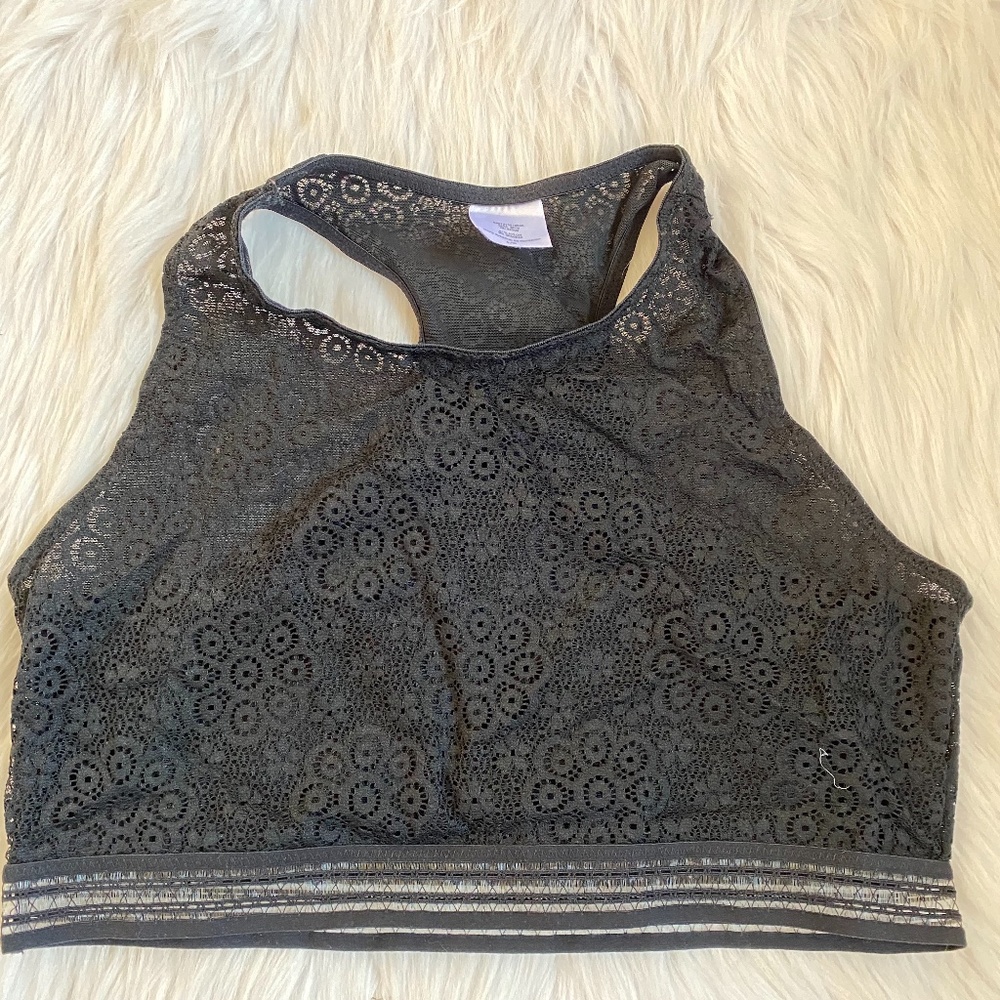 black bralette